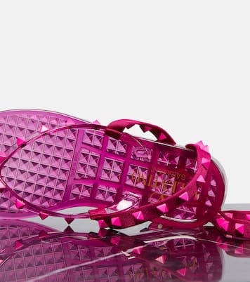 Sandali Rockstud in PVC | Valentino Garavani