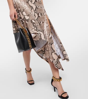 Abito midi asimmetrico con stampa | Stella McCartney
