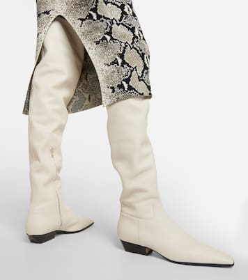 Botas mosqueteras Marfa de piel | Khaite