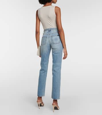 Jeans regular a vita alta | Saint Laurent
