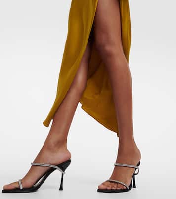 One-Shoulder-Midikleid aus Seidensatin | The Sei