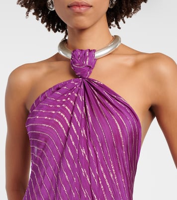 Silk-blend maxi dress | Johanna Ortiz