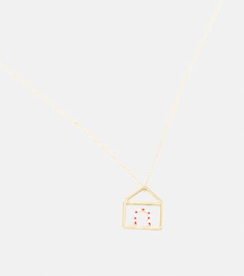 Collier Casita en or 9 ct et émail | Aliita