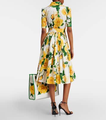 Hemdblusenkleid aus Baumwollpopeline | Dolce&Gabbana