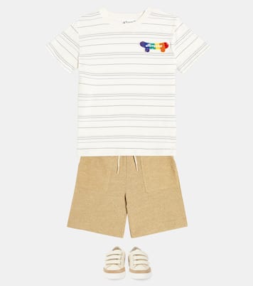 Camiseta Thibald de algodón a rayas | Bonpoint