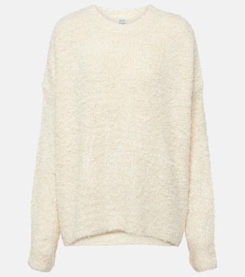 Oversize-Pullover aus Seide | Toteme