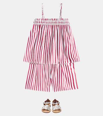 Set de top y shorts de algodón a rayas | Polo Ralph Lauren Kids