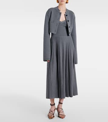 Ello cropped wool-blend jacket | Khaite