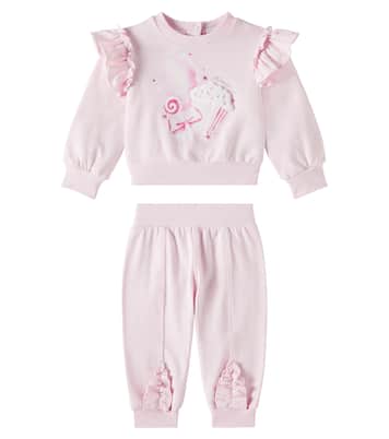 Bebé - set de mezcla de algodón estampado | Monnalisa