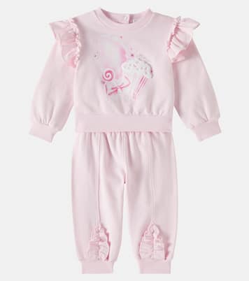 Bebé - set de mezcla de algodón estampado | Monnalisa