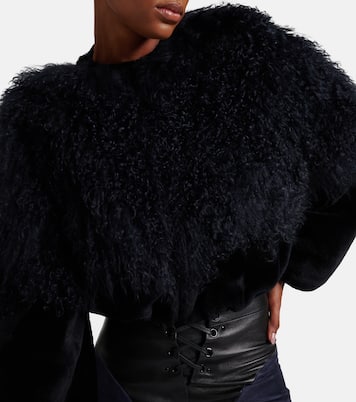 Veste blouson raccourcie en shearling | Chloé