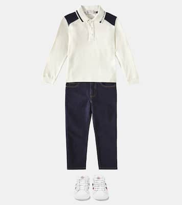 Polo in cotone con logo | Moncler Enfant