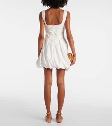 Vestido corto Juni de popelín de algodón | Simkhai