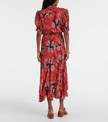 Bedrucktes Midikleid aus Georgette | Polo Ralph Lauren