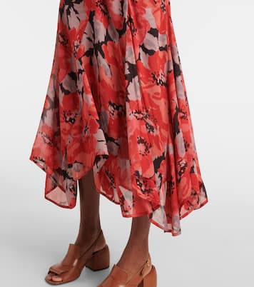Bedrucktes Midikleid aus Georgette | Polo Ralph Lauren