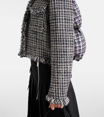 Wool-blend tweed jacket | Sacai