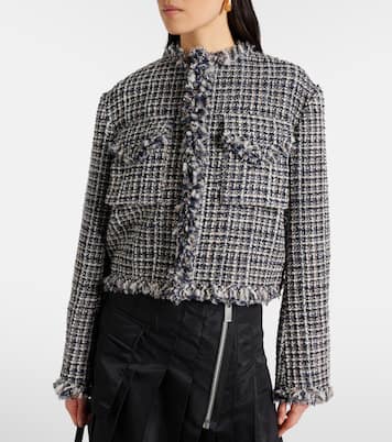 Wool-blend tweed jacket | Sacai