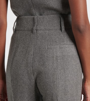 Rhein high-rise wool and cashmere flared pants | Gabriela Hearst