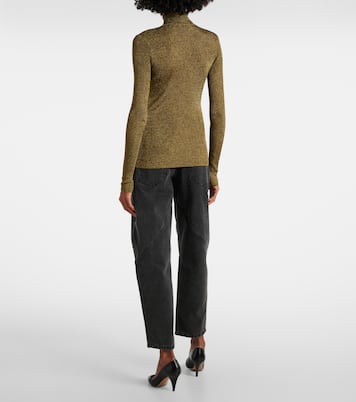 Lamé turtleneck sweater | Isabel Marant