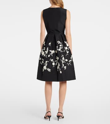 Besticktes Midikleid aus Seide | Carolina Herrera