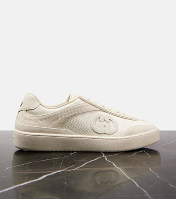 Sneakers G74 mit Veloursleder | Gucci