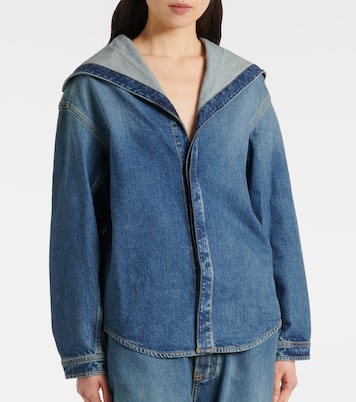 Camicia di jeans con cappuccio | Alaïa