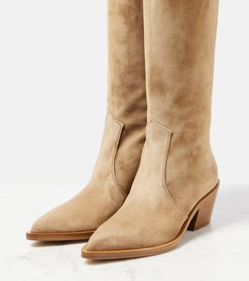 45 suede knee-high boots | Gianvito Rossi