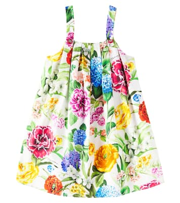 Bedrucktes Kleid aus Baumwolle | Dolce&Gabbana Kids