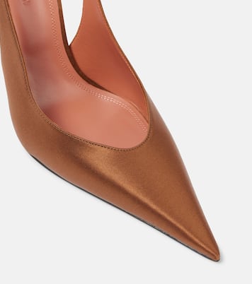 Escarpins Anok Sling 105 en satin | Amina Muaddi