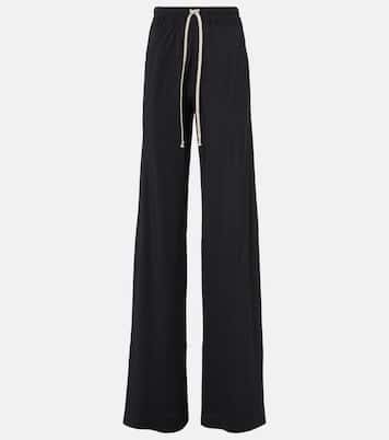 Gerade Hose Dietrich Drawstring aus Crêpe-Cady | Rick Owens