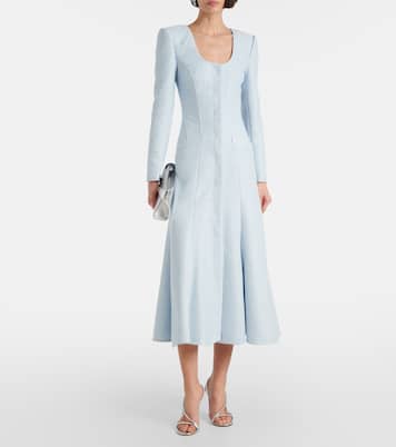 Abito midi in jacquard | Roland Mouret
