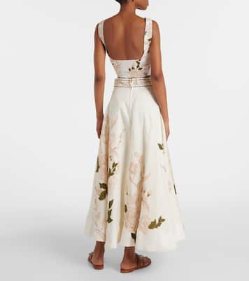 Cropped-Top Reserva Gardenia aus Leinen | Agua by Agua Bendita