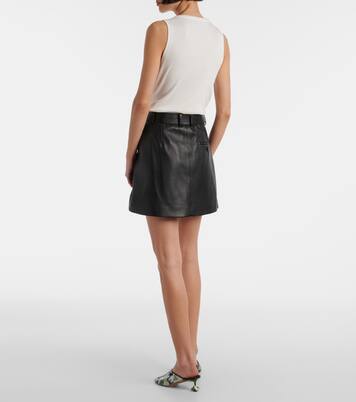 Mini-jupe en cuir | Loewe