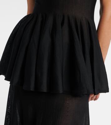 Peplum virgin wool top | Alaïa