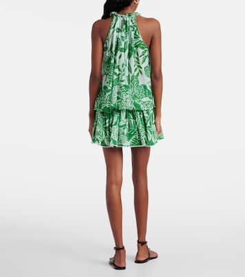 Top Cleo in cotone con perline | Poupette St Barth
