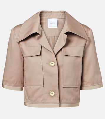 Giacca cropped in gabardine di cotone | Patou
