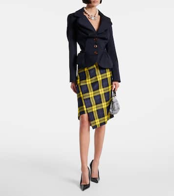 Gonna midi Infinity in lana vergine | Vivienne Westwood