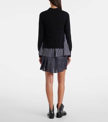 Cárdigan de algodón a capas | Sacai