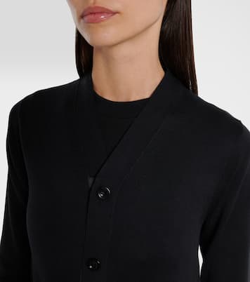 Cárdigan de algodón a capas | Sacai
