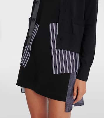 Cárdigan de algodón a capas | Sacai