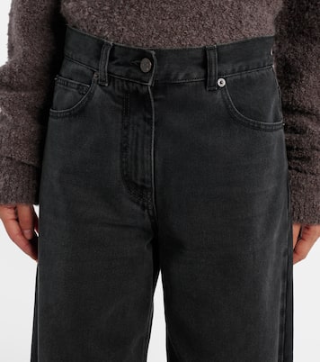 High-Rise Straight Jeans Clair | The Row