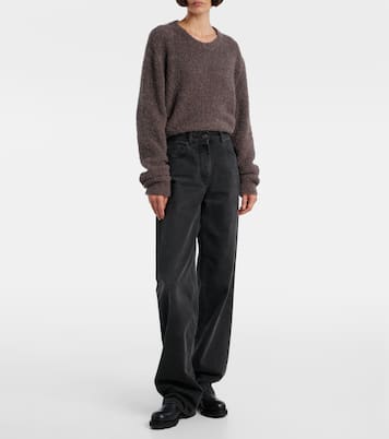 High-Rise Straight Jeans Clair | The Row