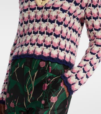 Camisa Picket en mezcla de lana y mohair | La DoubleJ