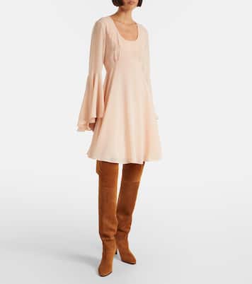 Eve 85 embellished suede over-the-knee boots | Chloé