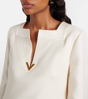 Crepe Couture VGold minidress | Valentino