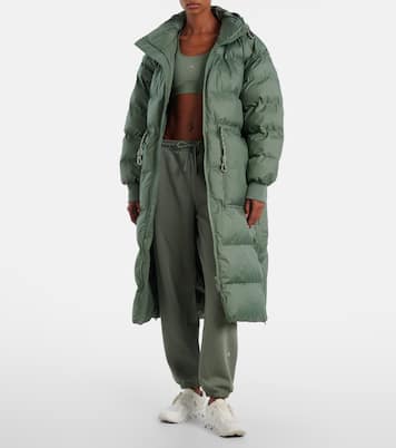 Hooded puffer coat | Adidas by Stella McCartney