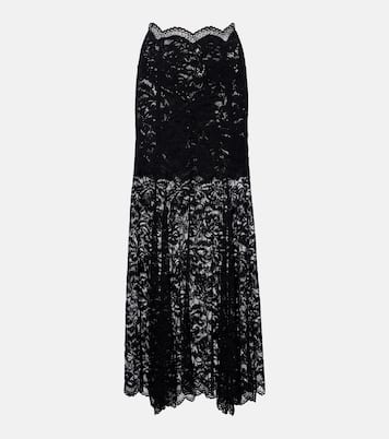 Floral lace midi skirt | Rabanne