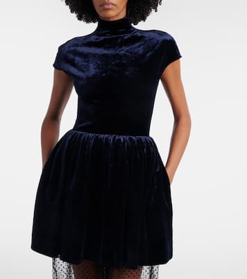 Velvet minidress | Alaïa