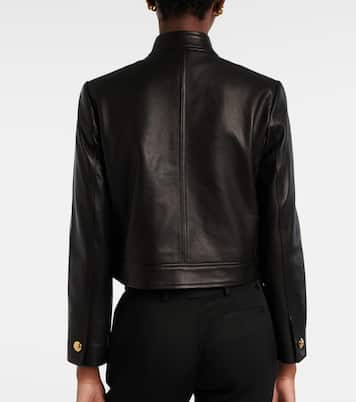 Hadley cropped leather jacket | Nili Lotan