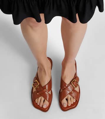 Pantoletten Nil aus Leder | Chloé